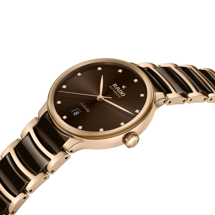 Centrix Automatic Diamonds Brown 40MM Watch