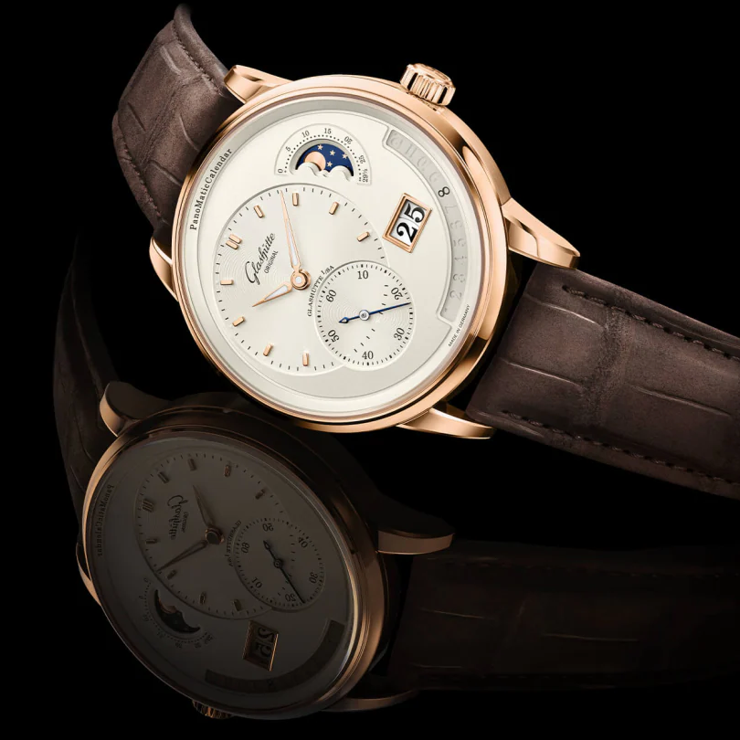 PanoMaticCalendar Watch, Silver Dial 42MM