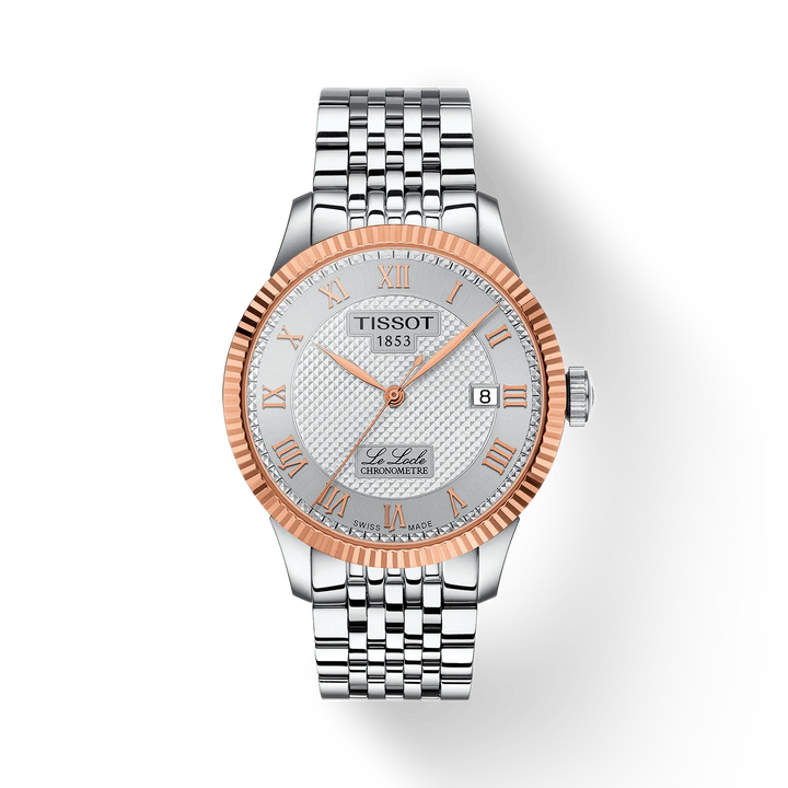 Le Locle COSC 39MM 18K Gold Bezel Watch