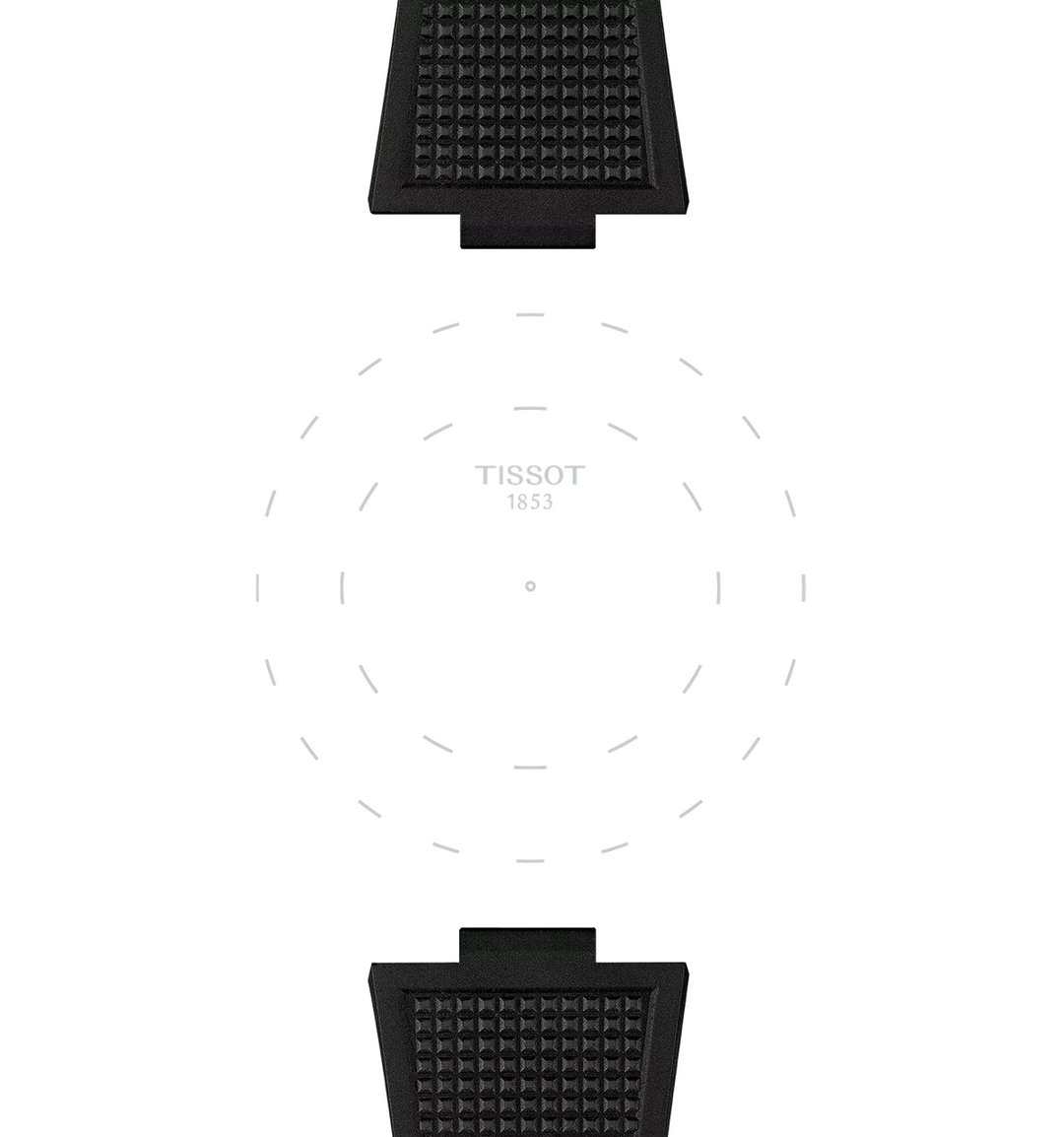 Black Rubber Strap with Buckle
