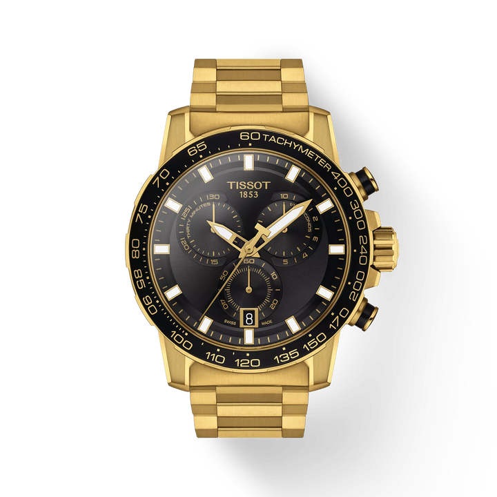Supersport  Chrono 45.5MM Black/Yellow Watch