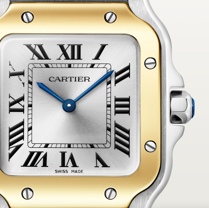 Santos Steel and Yellow Gold Small Model