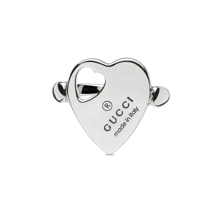 YBC796357001013|GUCCI |TRADEMARK |Heart Ring Silver