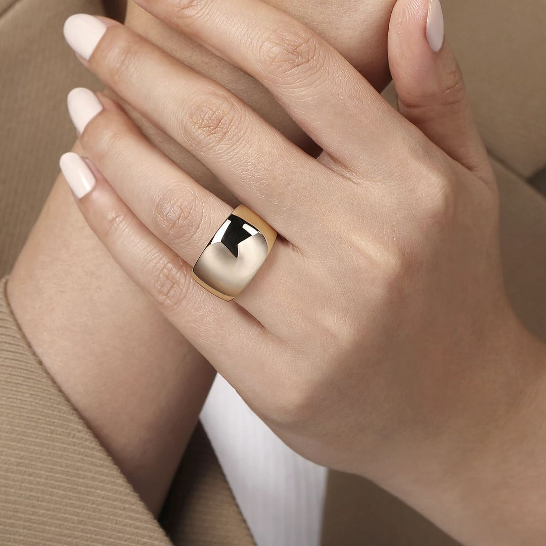 Wide Smooth Ring