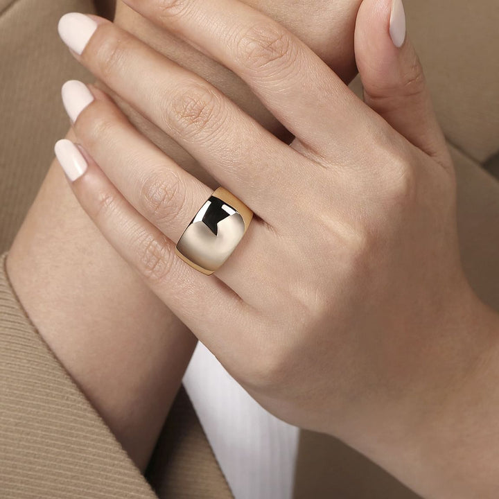 Wide Smooth Ring