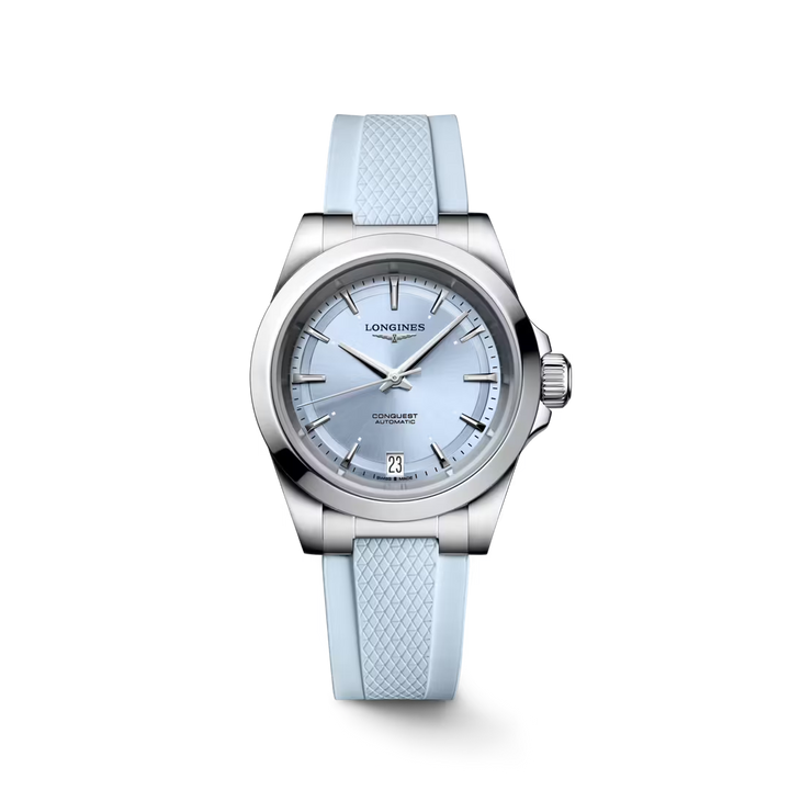 Conquest Light Blue 34MM Watch