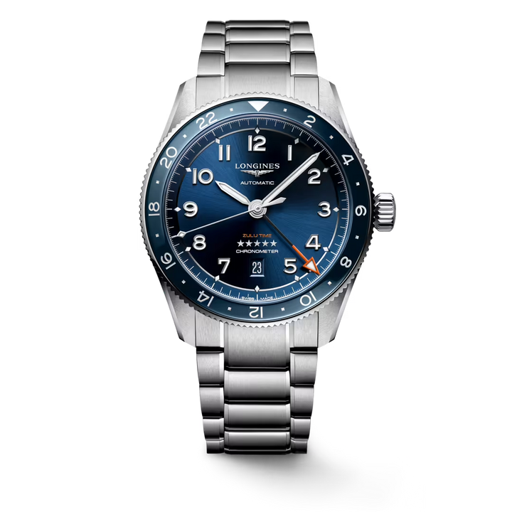 L38124936 | Longines | SPZULU 42MM SS BR BLU CMC BLU AUTO