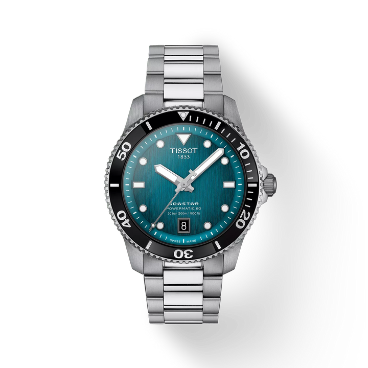 Seastar 1000 Powermatic 80 Turquoise Dial 40MM Watch