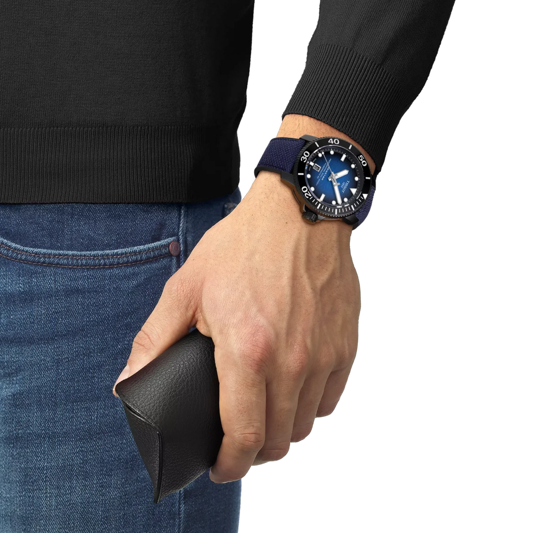 TISSOT Seastar 2000 Blue Gradient 44MM Watch
