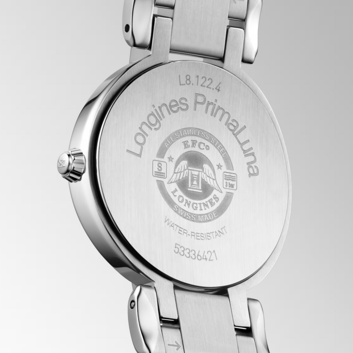 Primaluna II Moonphase Mother of Pearl with Diamond Dial 34MM Watch