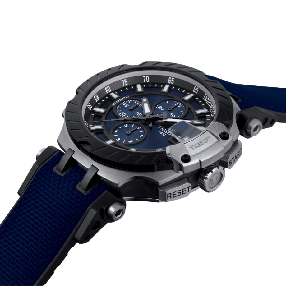 T-Race Automatic Blue/Black 45MM Watch