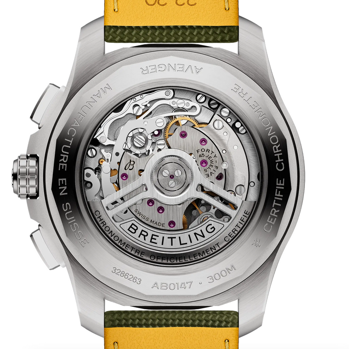 Avenger B01 Chronograph Green Dial and Strap 44MM Watch