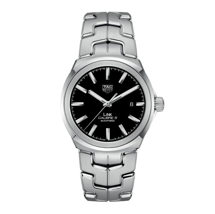 Link Date Black Dial 41MM Watch