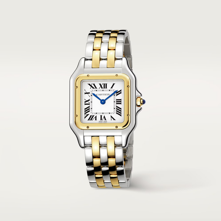 Panthère Steel and Yellow Gold Medium Model