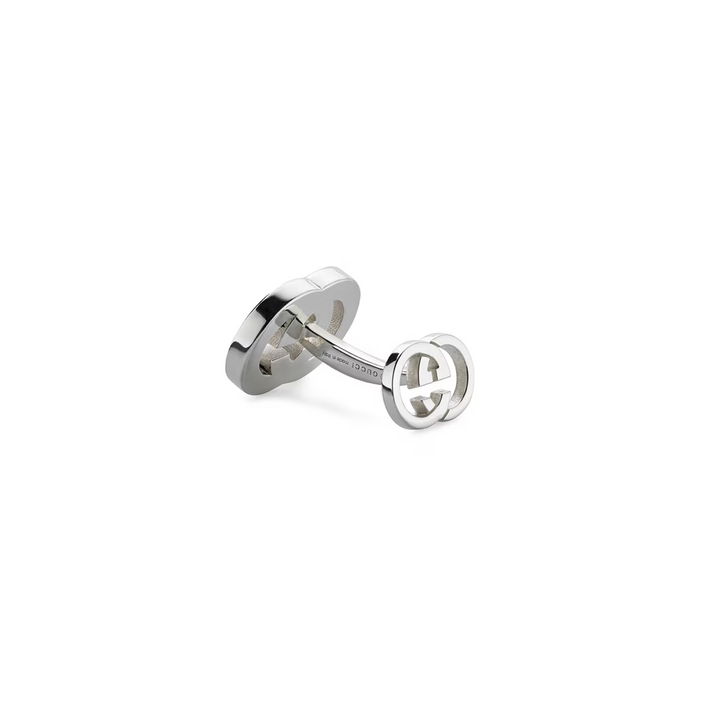 Trademark Cufflinks Silver/Black Enamel