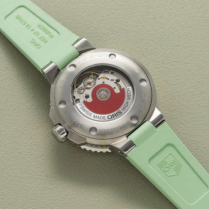 Aquis Date Seafoam Green 36.5MM Watch