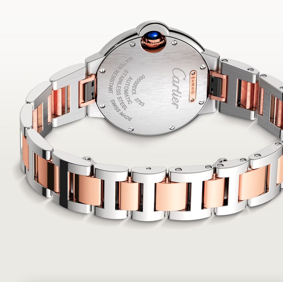 Ballon Bleu Steel and Rose Gold 33MM