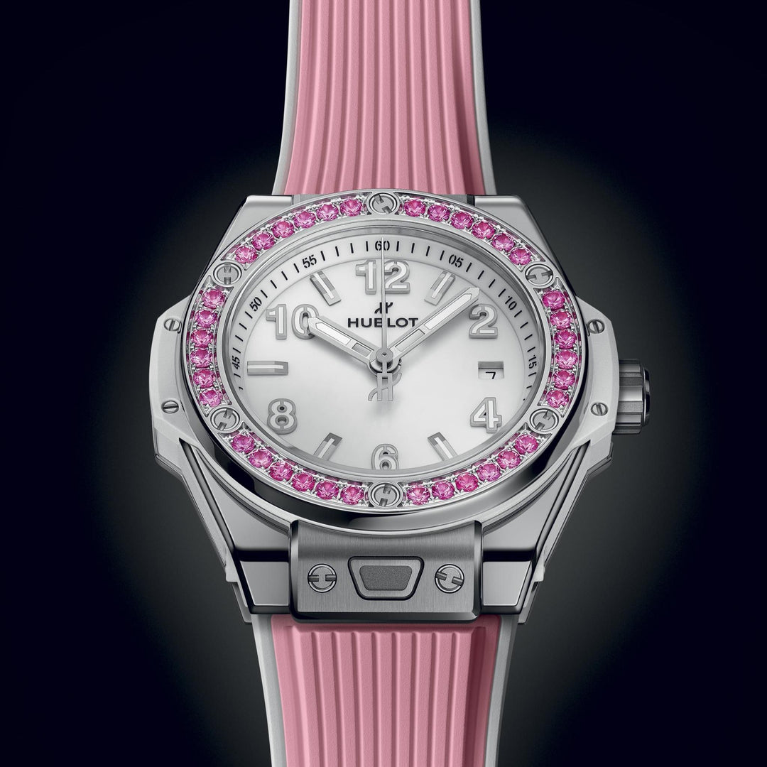 Joyful Big Bang One Click Pink 33MM Watch
