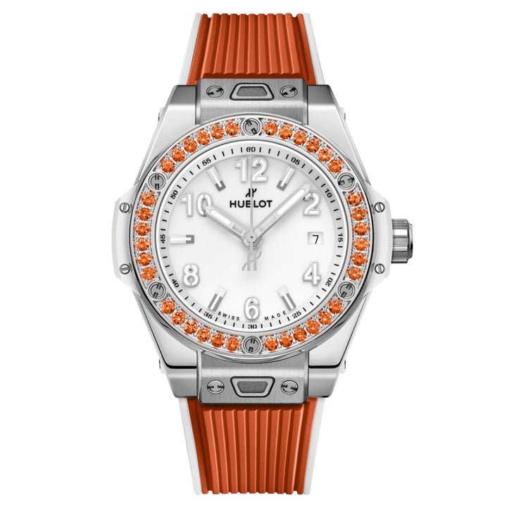 Joyful Big Bang One Click Orange 33MM Watch