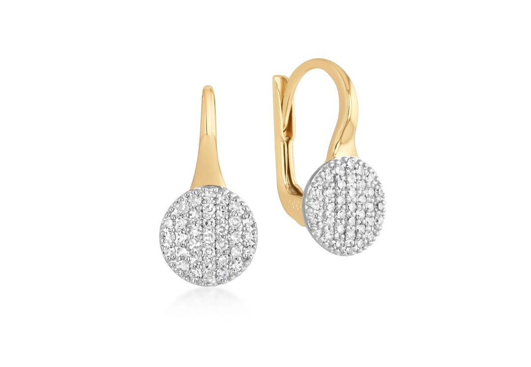 Petite Infinity Leverback Earrings