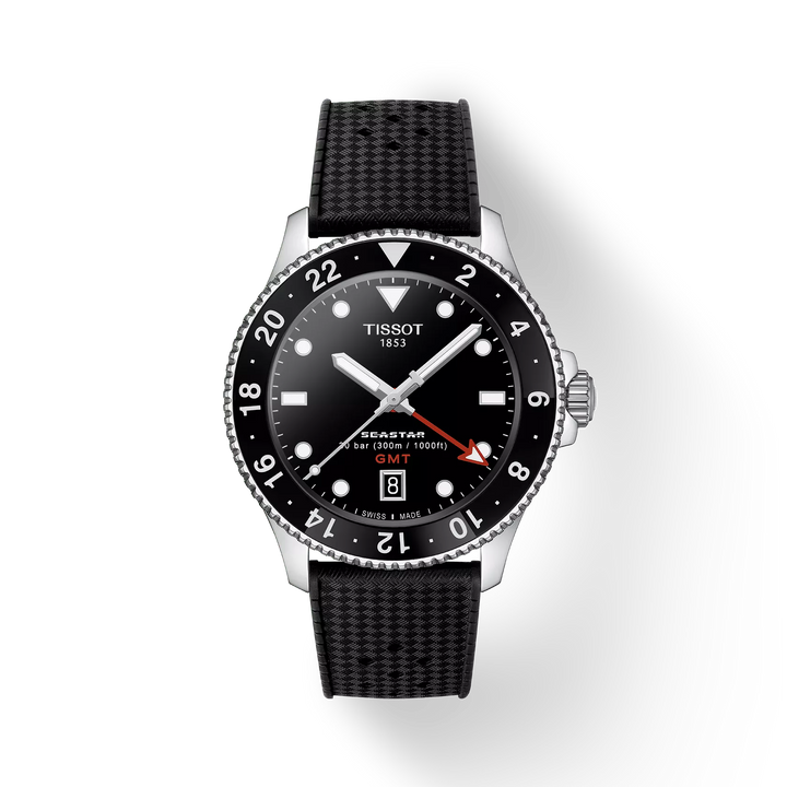 Seastar 1000 Quartz GMT 40MM Black Watch