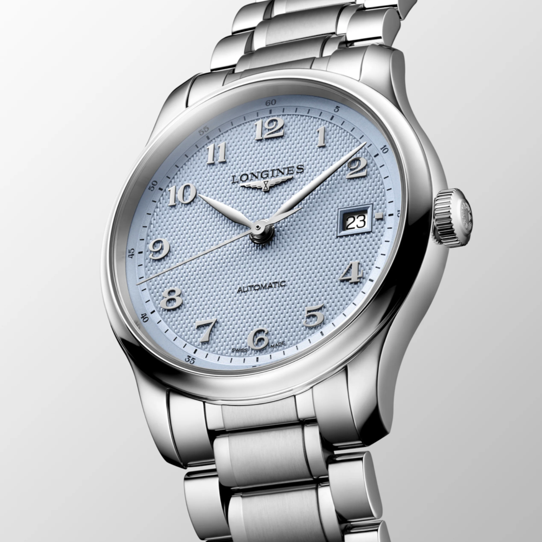 Master Collection Light Blue Dial 39MM Watch