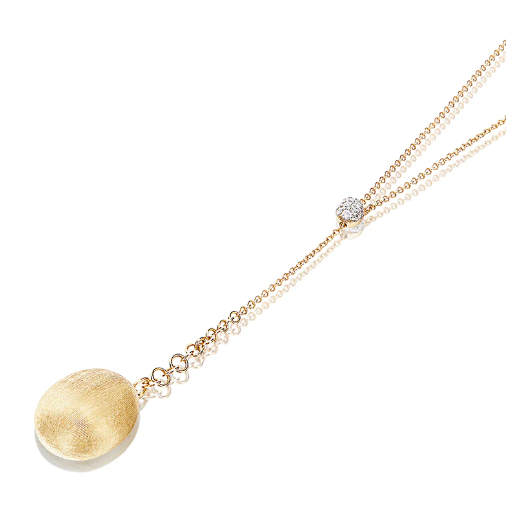 Candle Gold and Diamond Charming Pendant