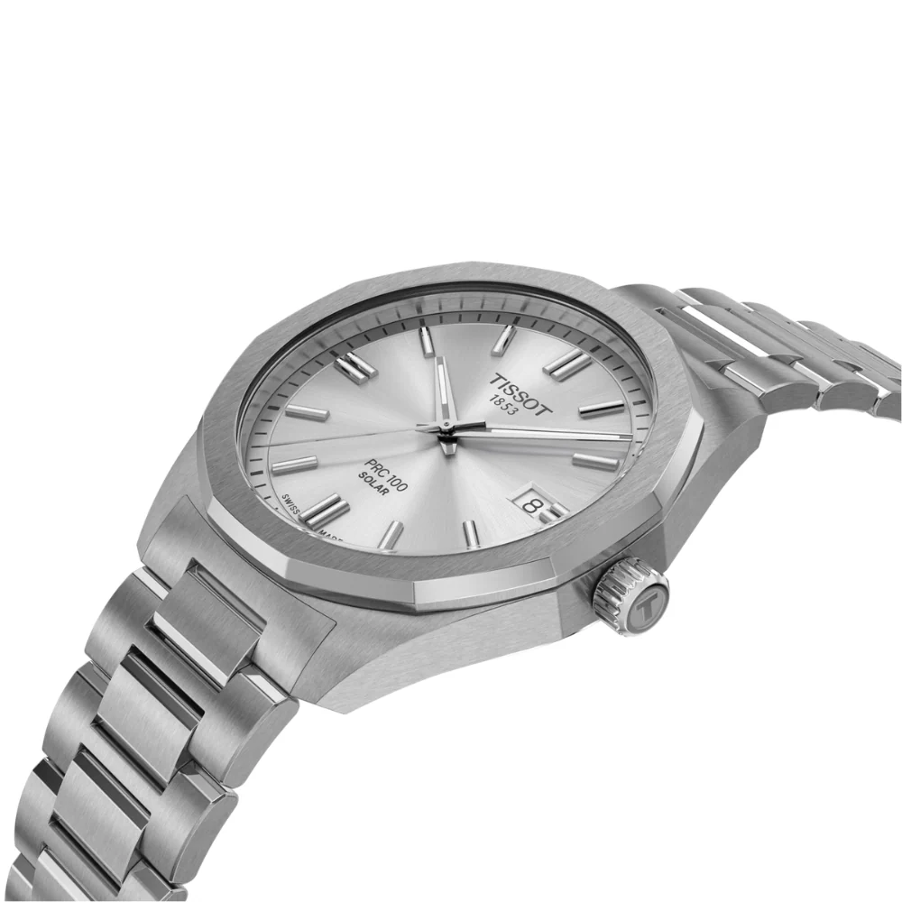 PRC100 Solar Steel 39MM Watch