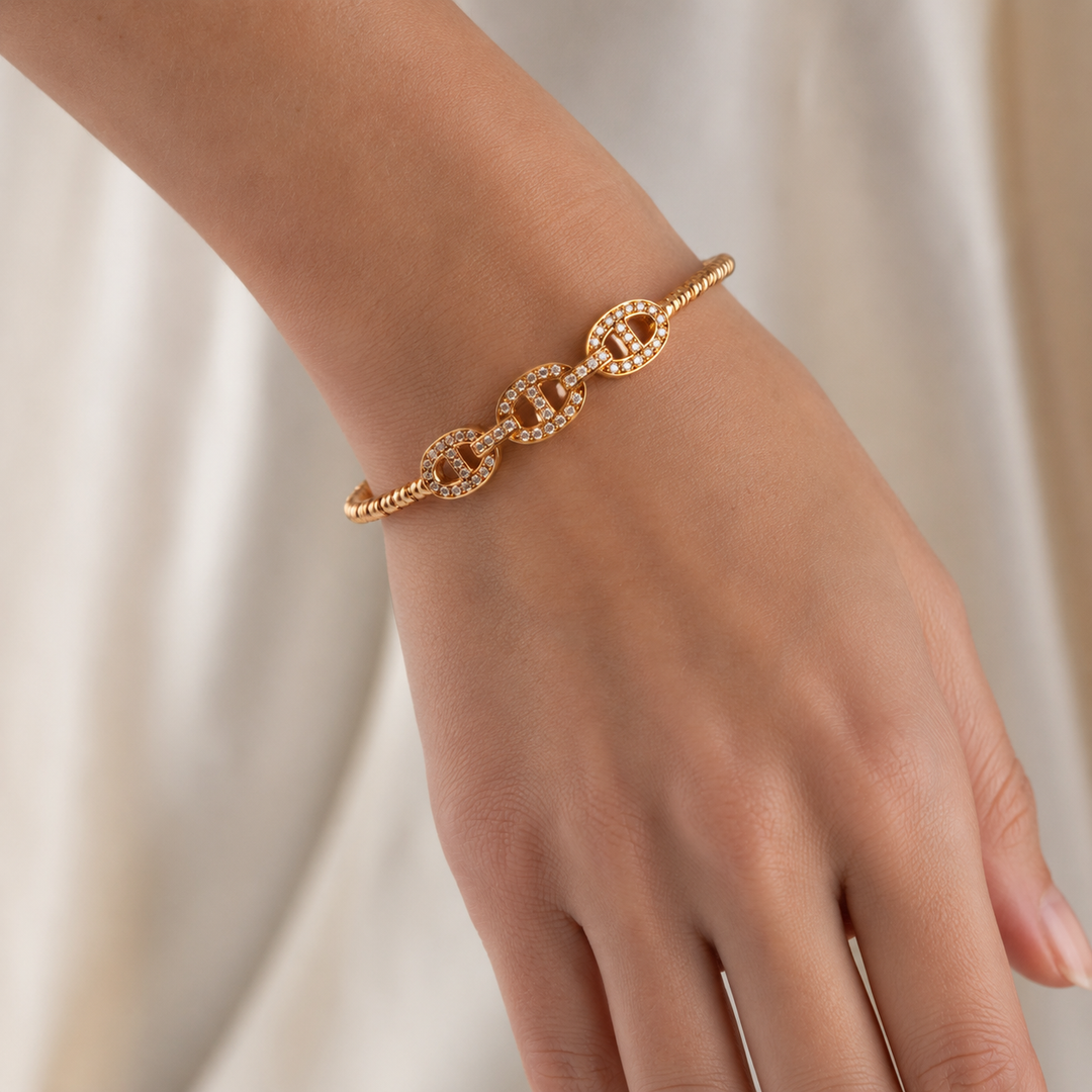 Yellow Gold Diamond Bracelet