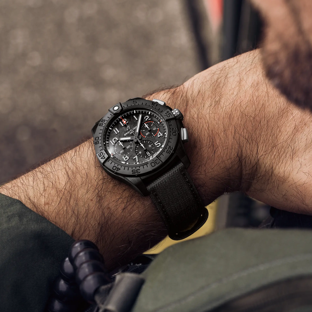 Avenger B01 Chronograph Black Ceramic Night Mission 44MM Watch