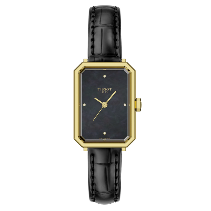 SRV Black Mother of Pearl and Diamonds 30MM Watch