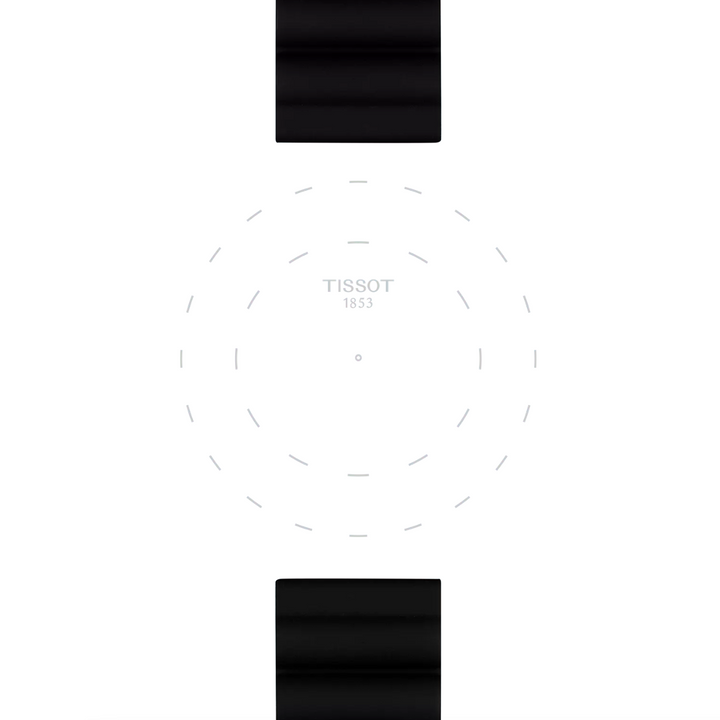 Black Silicone Strap Lugs 22MM