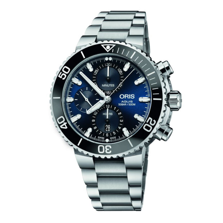 Aquis Chronograph Blue Dial 45.5MM Watch