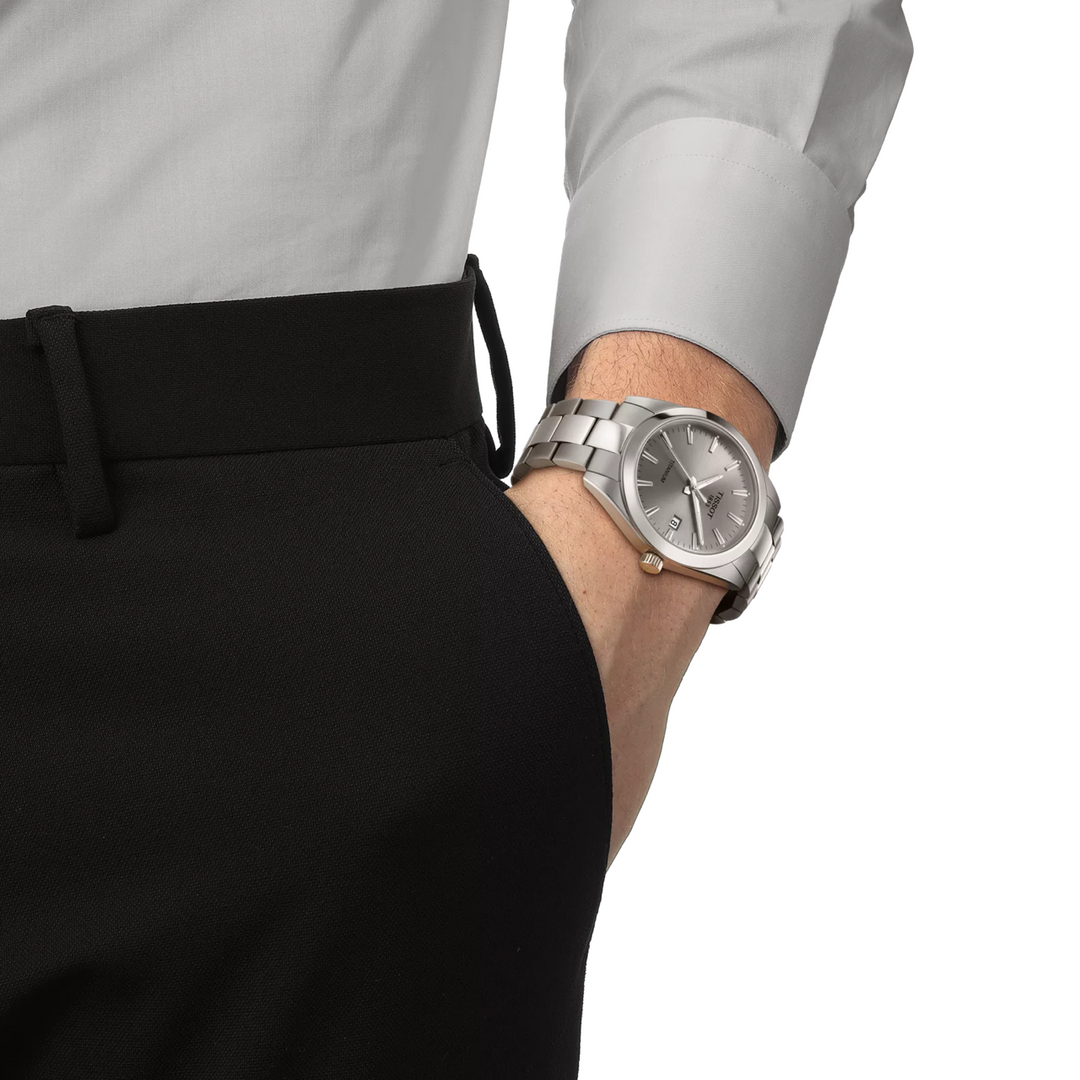 Gentleman Titanium Grey Dial 40MM Watch