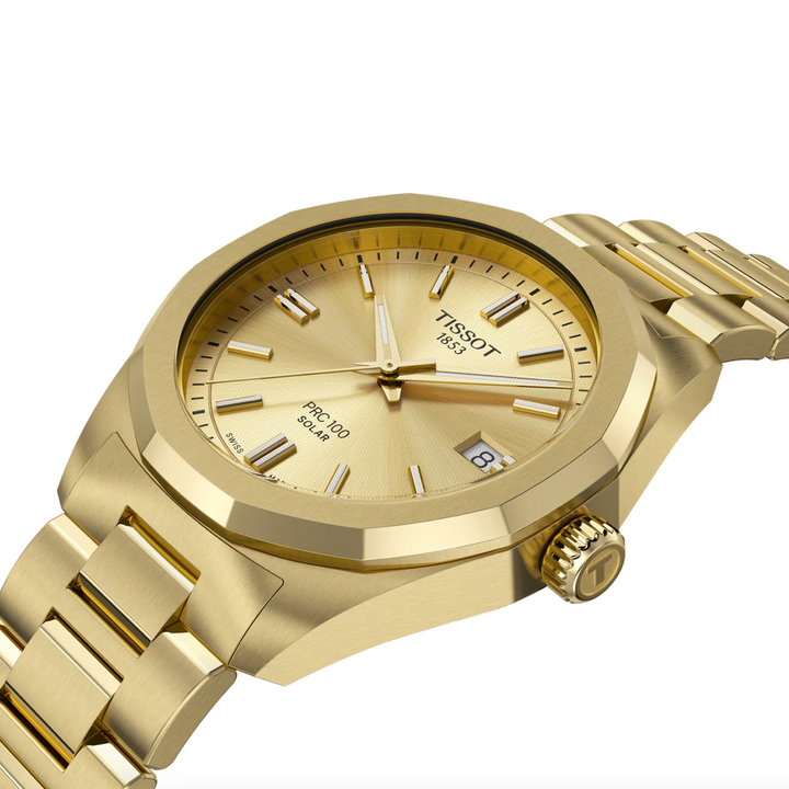 PRC 100 SolarChampagne Dial 39MM Watch