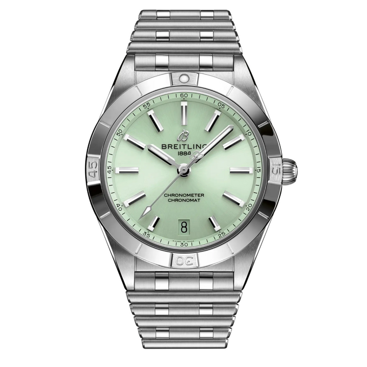 Chronomat Mint Green Index Dial 36MM Watch