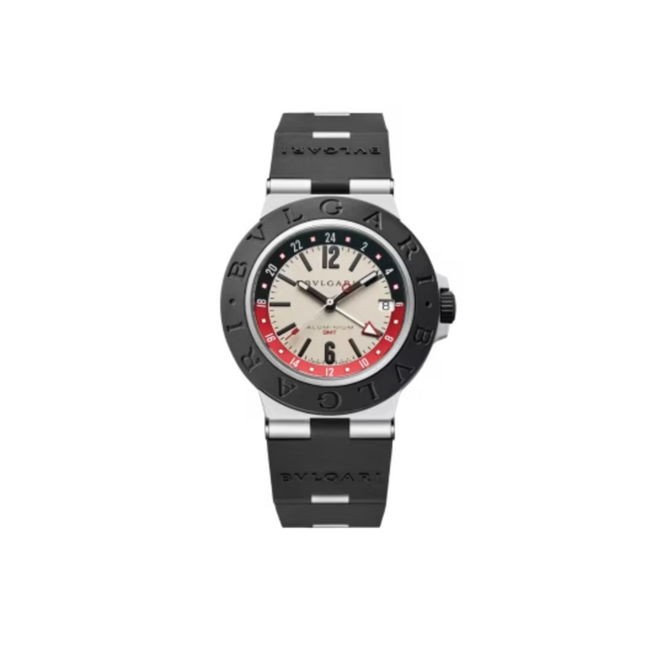 Aluminum GMT Black and Red 40MM Watch