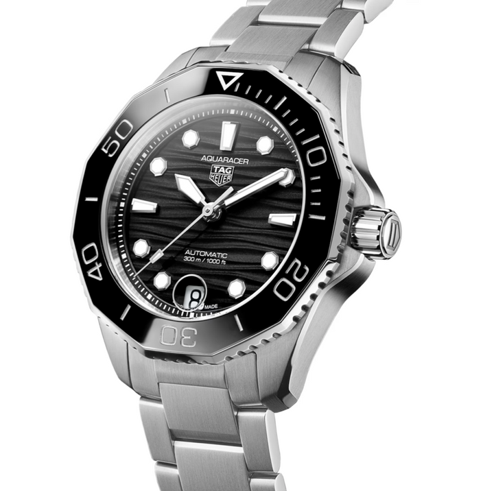 Aquaracer Professional 300 Black Dial and Bezel 36MM Watch