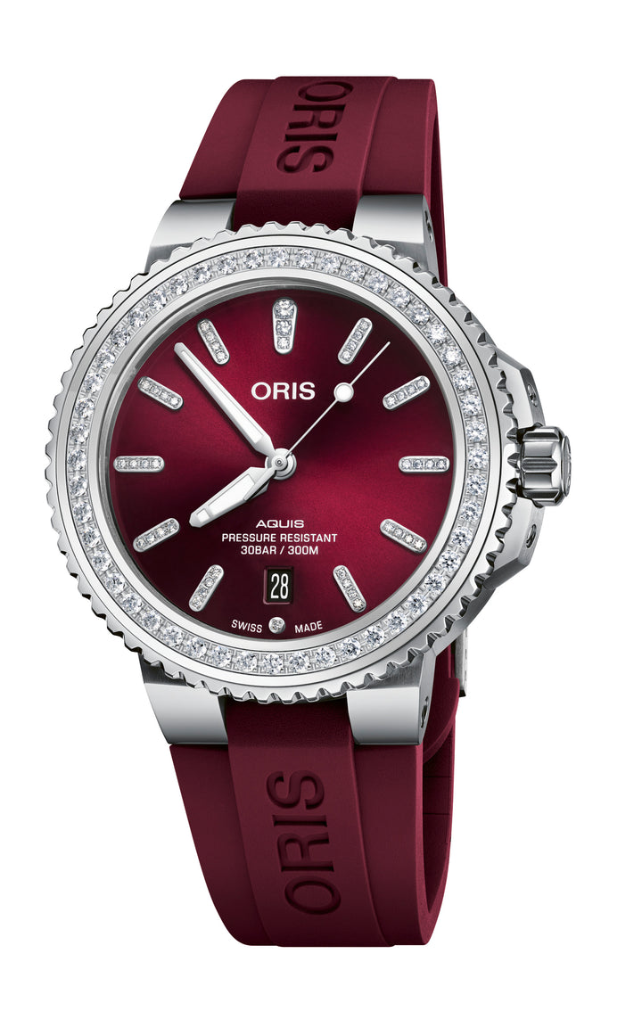 Aquis Date Diamonds 41.5 MM Watch