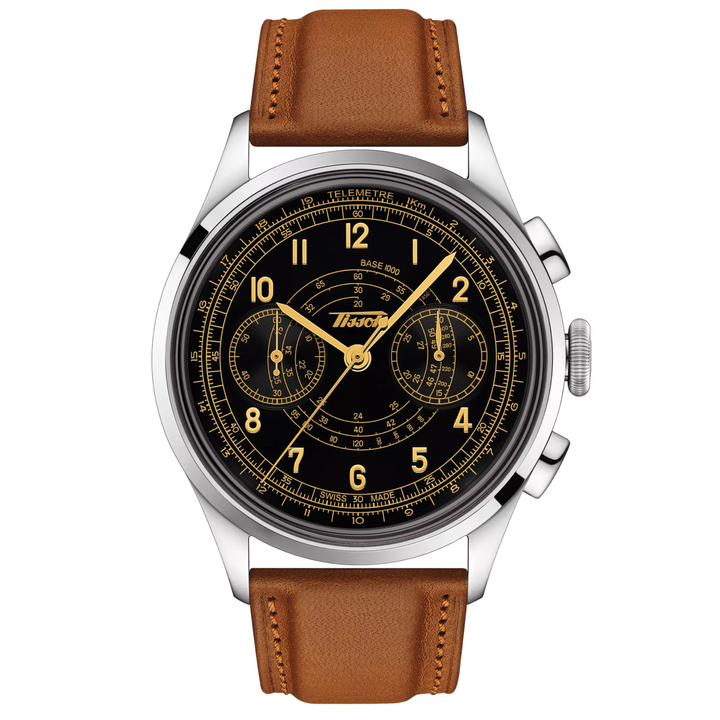 Telemeter Black Arabic Dial 42MM Watch
