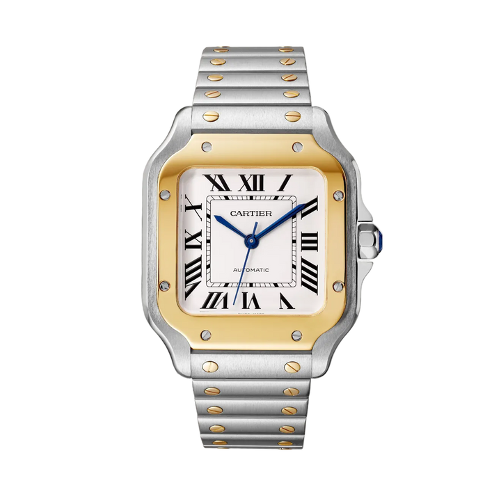 Santos Steel and Yellow Gold Medium Model
