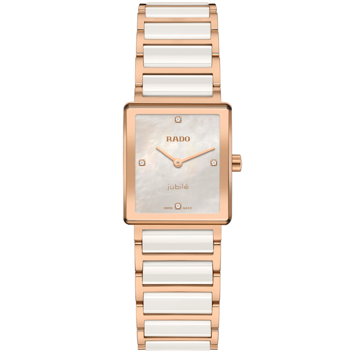 Integral White Ceramic and Pink PVD 23MM Watch