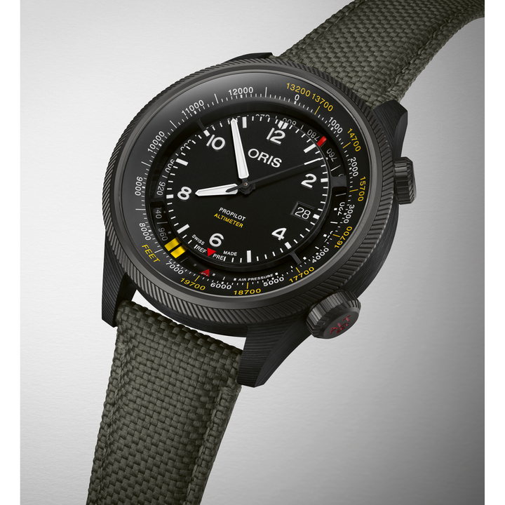 Pro Pilot Altimeter 47MM Carbon Watch