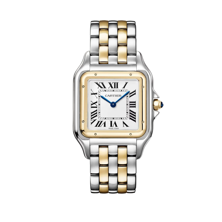 Panthère Steel and Yellow Gold Large Model