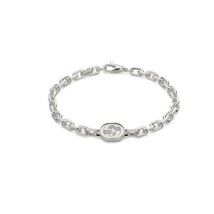 Interlocking G Silver Bracelet