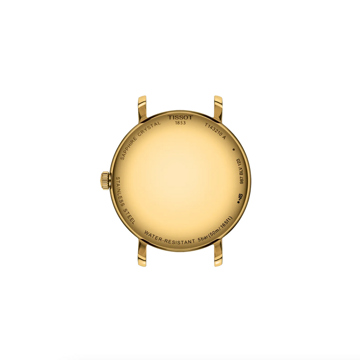 Everytime Yellow PVD with Champage Dial 34MM Watch