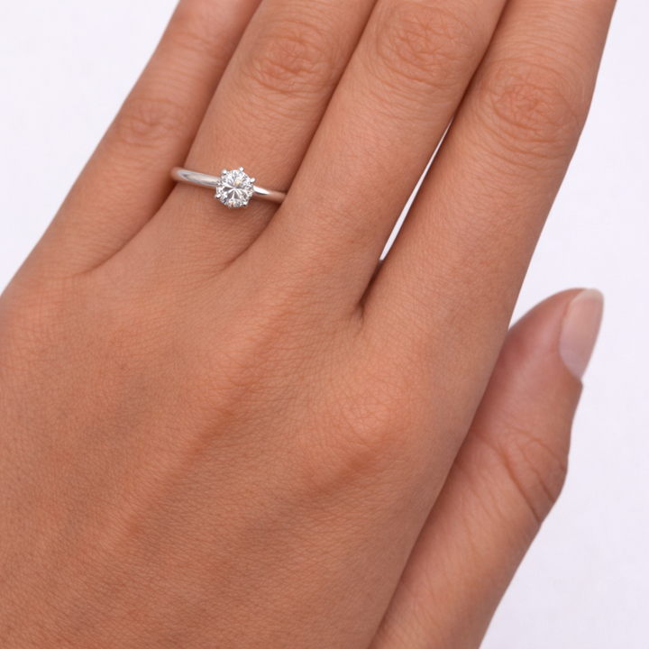 .70CT Round Cut Diamond Solitaire Ring