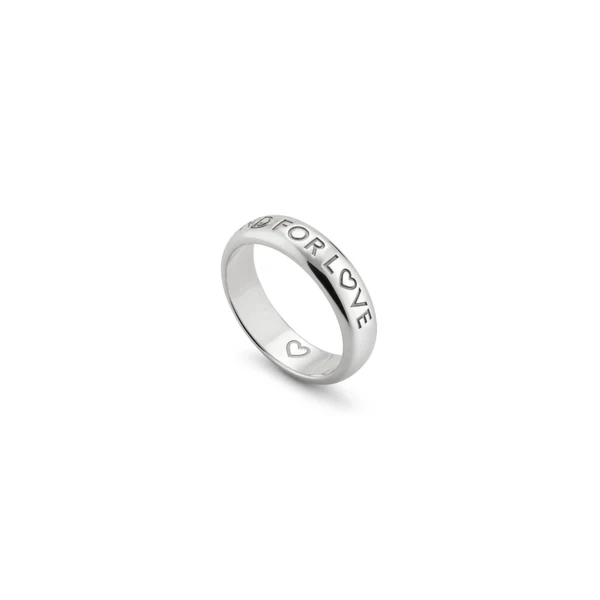 Blind For Love Silver 5MM Ring