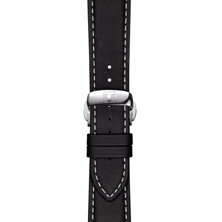 Black Leather Strap Lugs 21MM