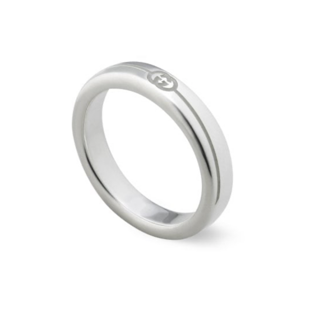 Tag Silver Ring 4MM